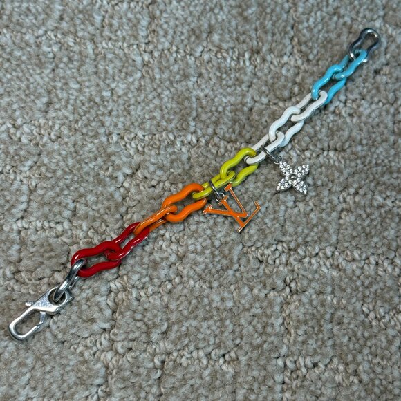 Rainbow Chain Link Bracelet | Designer Inspired - Picture 6 of 6